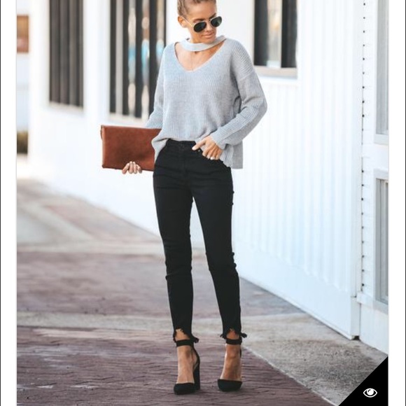 Pointed Faux Suede Ankle Strap Heels - Picture 2 of 8